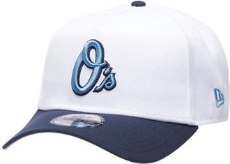 New Era Womens Baltimore Orioles Orioles 9Forty A-Frame Cap - Adult White/Navy/Blue