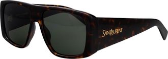 Saint Laurent Womens Sunglasses Havana-Grey Acetate Havana-Havana-Grey Havana/havana/grey