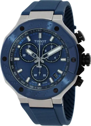 Tissot T-Race Chronograph Quartz Blue Dial Mens Watch T1414172704100