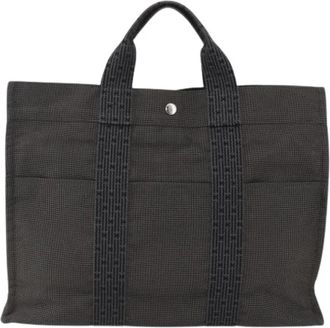 Herm&egrave;s Pre-owned Fourre-tout herline - Dames - Vintage Shopper - Grijs - ONE Size - Vintage