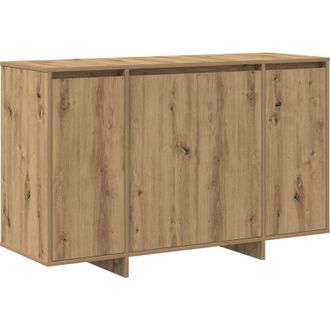 vidaXL Vidaxl - Vitrina Roble Artisan 120 X 41 X 75 Cm Madera Contrachapada