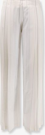 Semicouture Pantaloni in viscosa e lana vergine - SEMICOUTURE - gender_Woman