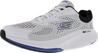 Skechers Mens Go Walk Max Walker-Augustus Sneaker, White/Black, 10