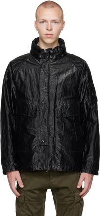 C.P. Company Light Jackets, male, Black, Size: XL Versatile C.P. Company Light Jackets, male, Black, Size: XL Versatile