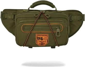 Sprayground Spec Ops Global Hawk Crossbody Cargo - unisex - Heuptassen - Groen - ONE Size - Tassen