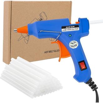 OEM Pistola De Pegamento Caliente Ign&iacute;fuga Con 30 Barras De Pegamento, Mini Pistola De Pegamento Caliente Para La Escuela, Manualidades, Arte O Reparacion