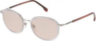 Lozza Womens SL2254M52579Y 52 Sunglasses - Metallic - One Size