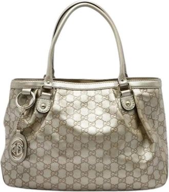 Gucci Borsa Tote Pre-owned - - Pre-owned - Donna - Beige - ONE SIZE