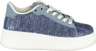 Laura Biagiotti Sportschoen met Veters - Dames - Sneakers - Blauw - 39 EU - Schoenen