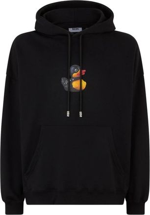 GCDS Duck Hoodie - Heren - Hoodies - Zwart - XS - Katoen - Hoodies & sweatvesten