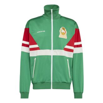 adidas Mexiko Track Top 1986 - male - Adidas Originals - Zip-throughs - Green - M - Sweatshirts & Hoodies