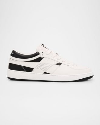 Givenchy Mens G Move Leather Low-Top Sneakers