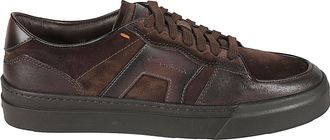Santoni DBS Sport Low-Top Calfskin Sport Sneakers