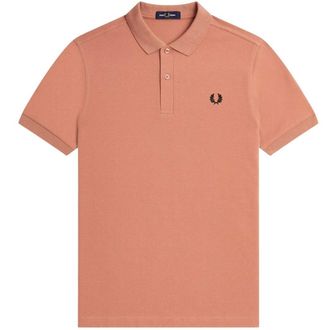 Fred Perry Herenpoloshirt met dubbele kraag (Perzik)
