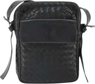 Bottega Veneta Pre-owned Cross Body Bags, male, Black, Size: ONE SIZE Pre-owned Shoulder Bag
