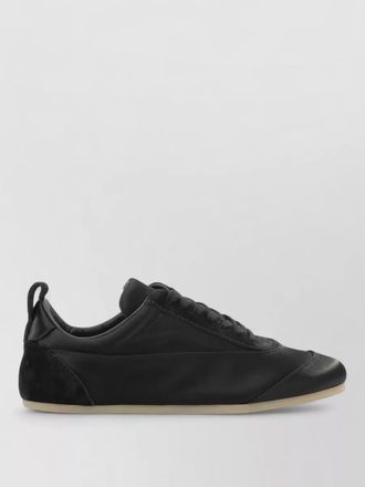 Jil Sander satin low-top sneakers