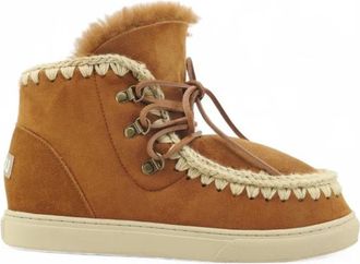 Mou Winterlaarzen - Heren - Winterlaarzen - Bruin - 45 EU - Leer - Schoenen