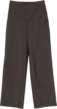 Gucci Pinstripe Concealed-fastening Trousers