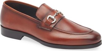 Bruno Magli Nino Horsebit Loafer in Cognac at Nordstrom Rack, Size 12