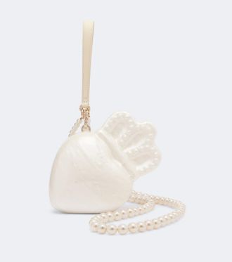 Simone Rocha Claddagh embellished clutch
