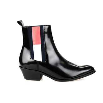 Tommy Hilfiger Cowboylaarzen - Dames - Schoenen - Zwart - Maat: 37 EU Leer