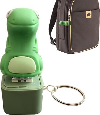 Generic Lizard Button Keychain, Wallet Charm With Sound And Light, Rechargeable Keychains With Colorful Lights, For Adults, Office Desk Prank Presents