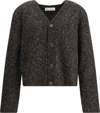Our Legacy Academy V-neck button cardigan - men - Wool - 44 - Brown