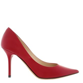 Jimmy Choo London Agnes 85 Patent Leather Pumps, Brand Size 34 ( US Size 4 )