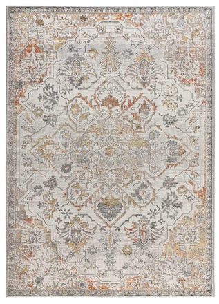 Atticgo Alfombra exterior vintage beige/gris 200x290 cm
