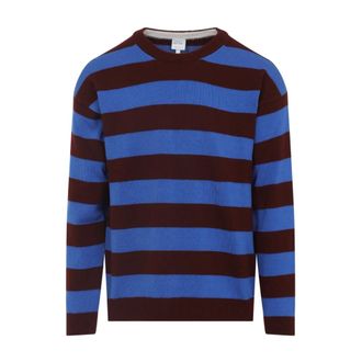 Paul Smith Round-neck Knitwear, male, Multicolor, Size: S Crew Neck Pullover