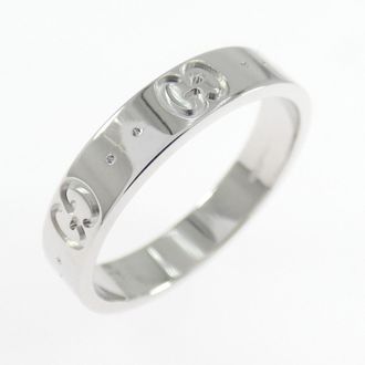 Gucci White Gold (18K) Band Ring (Pre-Owned)