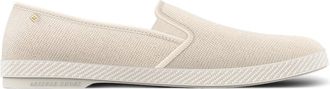 Rivieras Shoes Classic Cotton Canvas Slip-On Loafer in Beige at Nordstrom, Size 36