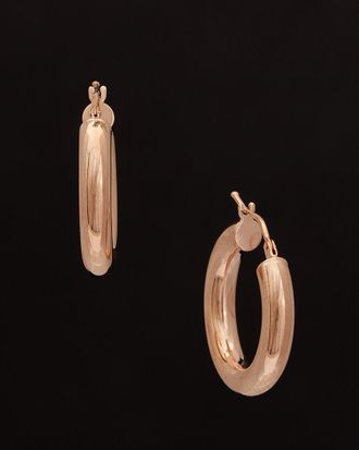Italian Gold, Inc 14K Italian Rose Gold Polished Hoops