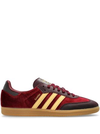 adidas Sneakers Samba OG in velluto - Rosso