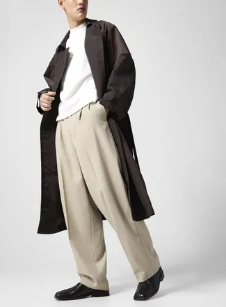 LE17SEPTEMBRE Mens Loose pleated dress pant