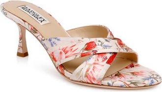 Badgley Mischka Xania Sandal in Cream Multi at Nordstrom, Size 9.5