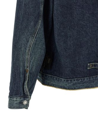 Undercover Stone-Washed Denim Jacket - Blue