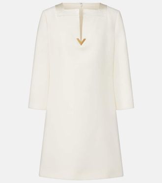 Valentino Crepe Couture VGold minidress