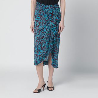Dries Van Noten Midi skirt with gathered detail