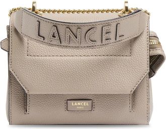Lancel Ninon Small Flap Bag - Dames - Schoudertassen - Grijs - ONE Size - Leer - Tassen