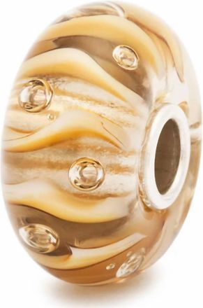 Trollbeads Womens Dew Drops Glass Bead Charm In Gold