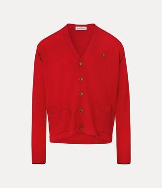 Vivienne Westwood Alex Cardigan Merino Wool / Cashmere Red XL Men