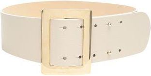 8 by YOOX LEATHER HIGH-WAIST MAXI BUCKLE BELT