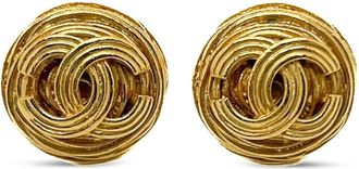 Chanel Orecchini a clip Nest 1994 - Oro