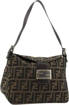 Fendi Pre-owned Vintage Zucca Shoulder Bag - - Pre-owned - Donna - Marrone - ONE SIZE