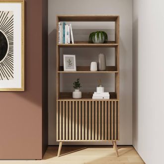 GFW Rowan Bookcase in Light Oak