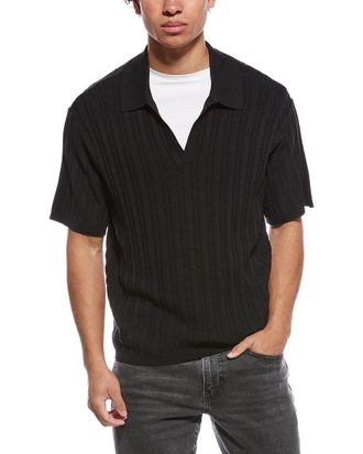 Frame Denim FRAME Silk-Blend Polo Sweater
