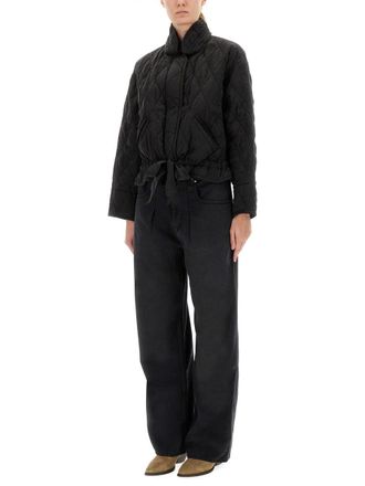 Isabel Marant Cupro-Viscose Blend Jacket - Black