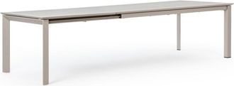 Konte Design Mesa extensible de aluminio gris t&oacute;rtola 200&times;110 cm - 300&times;110 cm