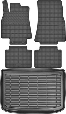 OEM Juego De Alfombrillas De Goma Para Coche Y Maletero Para Mercedes Clase A Ii W169 Hatchback (2004-2012)